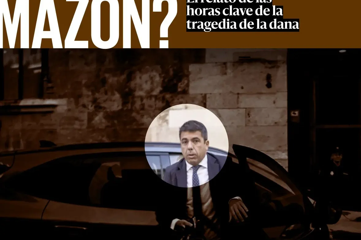 ¿Dónde estaba Mazón?